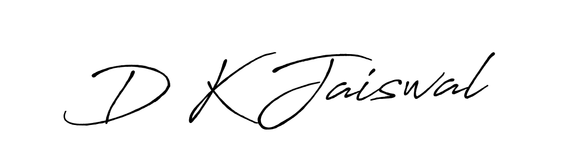Also we have D K Jaiswal name is the best signature style. Create professional handwritten signature collection using Antro_Vectra_Bolder autograph style. D K Jaiswal signature style 7 images and pictures png