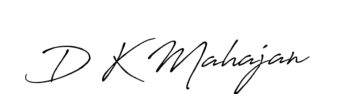 D K Mahajan stylish signature style. Best Handwritten Sign (Antro_Vectra_Bolder) for my name. Handwritten Signature Collection Ideas for my name D K Mahajan. D K Mahajan signature style 7 images and pictures png