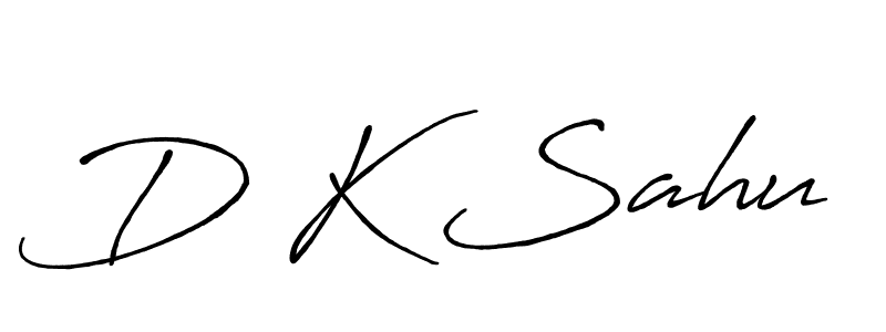 Make a short D K Sahu signature style. Manage your documents anywhere anytime using Antro_Vectra_Bolder. Create and add eSignatures, submit forms, share and send files easily. D K Sahu signature style 7 images and pictures png