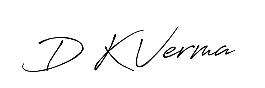 Make a beautiful signature design for name D K Verma. Use this online signature maker to create a handwritten signature for free. D K Verma signature style 7 images and pictures png