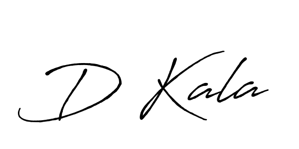 Make a beautiful signature design for name D Kala. With this signature (Antro_Vectra_Bolder) style, you can create a handwritten signature for free. D Kala signature style 7 images and pictures png