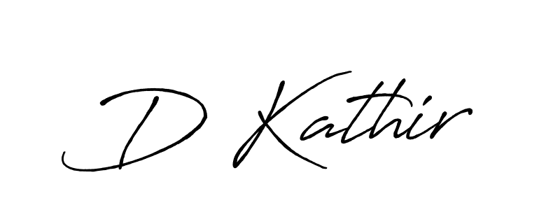 Make a beautiful signature design for name D Kathir. With this signature (Antro_Vectra_Bolder) style, you can create a handwritten signature for free. D Kathir signature style 7 images and pictures png