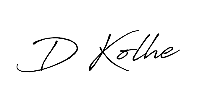 How to make D Kolhe signature? Antro_Vectra_Bolder is a professional autograph style. Create handwritten signature for D Kolhe name. D Kolhe signature style 7 images and pictures png