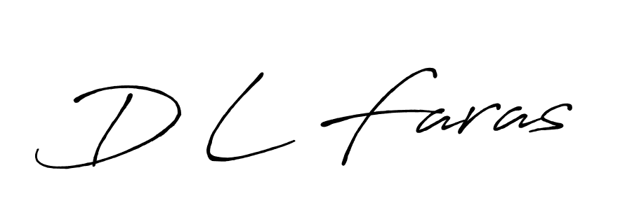 Use a signature maker to create a handwritten signature online. With this signature software, you can design (Antro_Vectra_Bolder) your own signature for name D L Faras. D L Faras signature style 7 images and pictures png