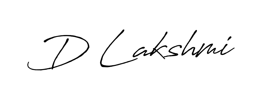 The best way (Antro_Vectra_Bolder) to make a short signature is to pick only two or three words in your name. The name D Lakshmi include a total of six letters. For converting this name. D Lakshmi signature style 7 images and pictures png