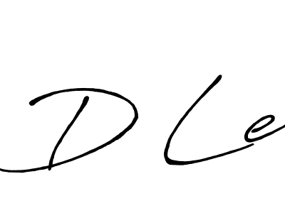 D Le stylish signature style. Best Handwritten Sign (Antro_Vectra_Bolder) for my name. Handwritten Signature Collection Ideas for my name D Le. D Le signature style 7 images and pictures png