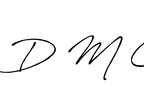 if you are searching for the best signature style for your name D M C. so please give up your signature search. here we have designed multiple signature styles  using Antro_Vectra_Bolder. D M C signature style 7 images and pictures png