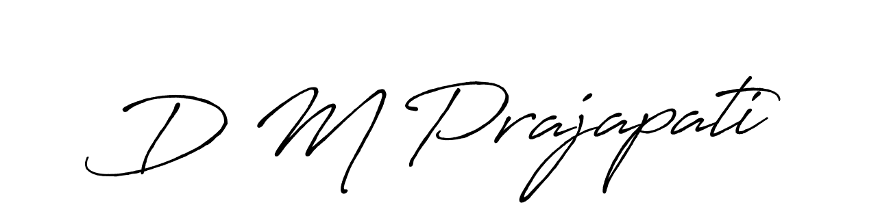 It looks lik you need a new signature style for name D M Prajapati. Design unique handwritten (Antro_Vectra_Bolder) signature with our free signature maker in just a few clicks. D M Prajapati signature style 7 images and pictures png