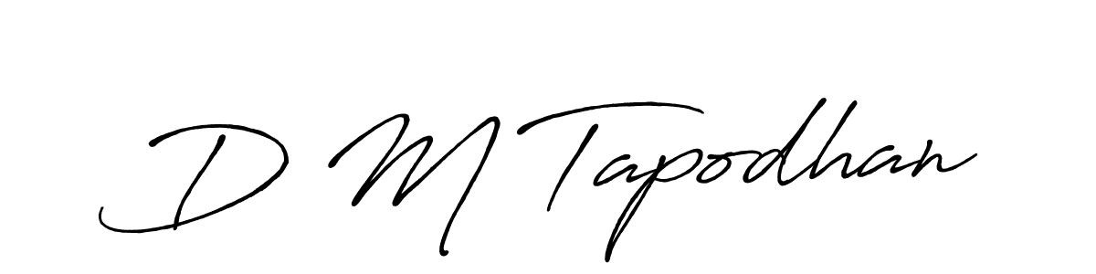 How to Draw D M Tapodhan signature style? Antro_Vectra_Bolder is a latest design signature styles for name D M Tapodhan. D M Tapodhan signature style 7 images and pictures png