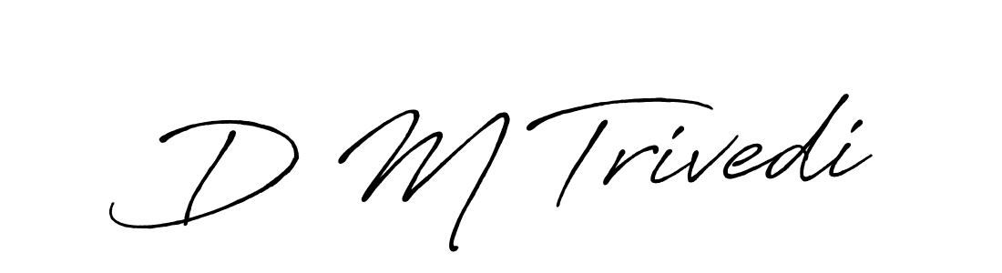 Once you've used our free online signature maker to create your best signature Antro_Vectra_Bolder style, it's time to enjoy all of the benefits that D M Trivedi name signing documents. D M Trivedi signature style 7 images and pictures png