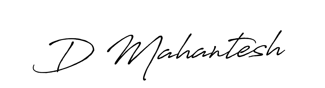 Make a beautiful signature design for name D Mahantesh. With this signature (Antro_Vectra_Bolder) style, you can create a handwritten signature for free. D Mahantesh signature style 7 images and pictures png