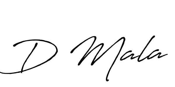 D Mala stylish signature style. Best Handwritten Sign (Antro_Vectra_Bolder) for my name. Handwritten Signature Collection Ideas for my name D Mala. D Mala signature style 7 images and pictures png