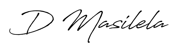 Download transparent PNG signature for name D Masilela styled with Antro_Vectra_Bolder font. Ready to paste directly into PDF and Word agreements. D Masilela signature style 7 images and pictures png