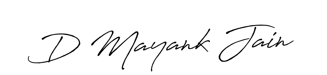Also You can easily find your signature by using the search form. We will create D Mayank Jain name handwritten signature images for you free of cost using Antro_Vectra_Bolder sign style. D Mayank Jain signature style 7 images and pictures png