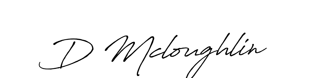 How to make D Mcloughlin name signature. Use Antro_Vectra_Bolder style for creating short signs online. This is the latest handwritten sign. D Mcloughlin signature style 7 images and pictures png