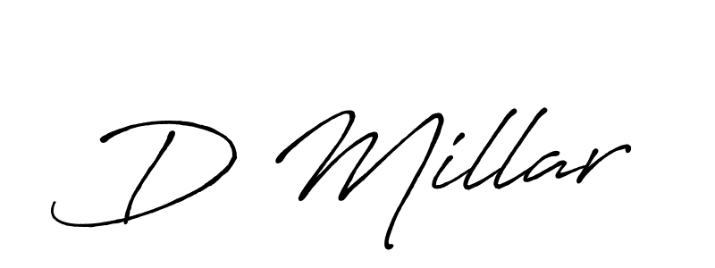 This is the best signature style for the D Millar name. Also you like these signature font (Antro_Vectra_Bolder). Mix name signature. D Millar signature style 7 images and pictures png