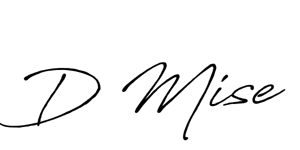 Also we have D Mise name is the best signature style. Create professional handwritten signature collection using Antro_Vectra_Bolder autograph style. D Mise signature style 7 images and pictures png