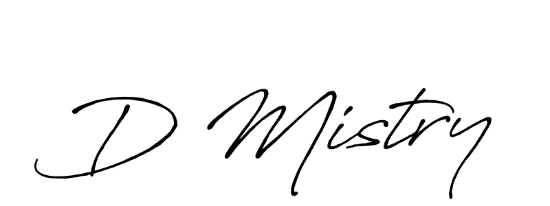 Also You can easily find your signature by using the search form. We will create D Mistry name handwritten signature images for you free of cost using Antro_Vectra_Bolder sign style. D Mistry signature style 7 images and pictures png