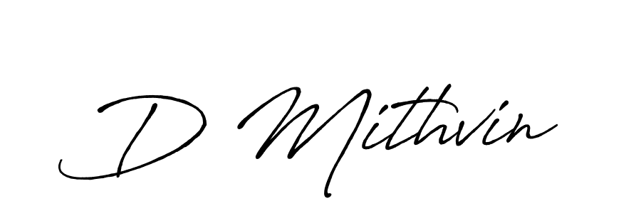 How to make D Mithvin signature? Antro_Vectra_Bolder is a professional autograph style. Create handwritten signature for D Mithvin name. D Mithvin signature style 7 images and pictures png