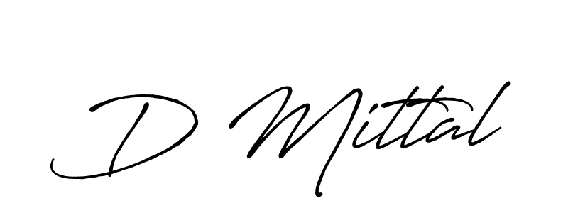 Also You can easily find your signature by using the search form. We will create D Mittal name handwritten signature images for you free of cost using Antro_Vectra_Bolder sign style. D Mittal signature style 7 images and pictures png