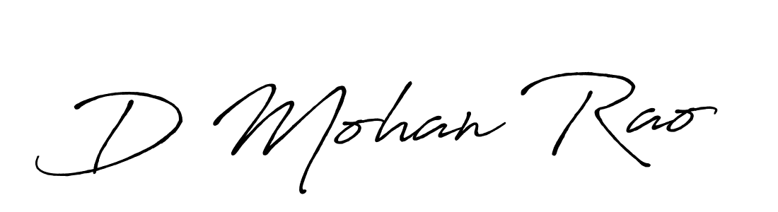 This is the best signature style for the D Mohan Rao name. Also you like these signature font (Antro_Vectra_Bolder). Mix name signature. D Mohan Rao signature style 7 images and pictures png