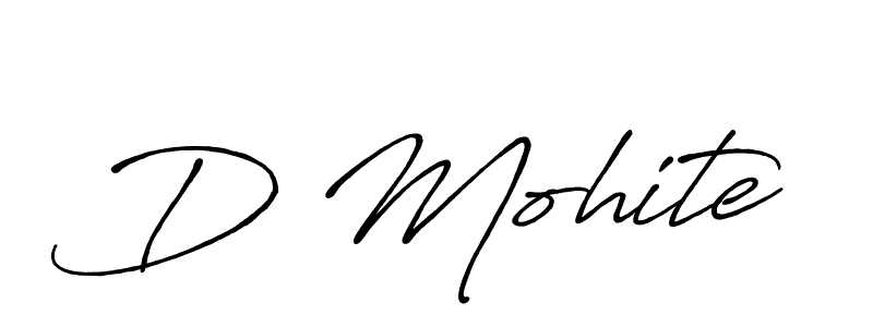 Make a beautiful signature design for name D Mohite. Use this online signature maker to create a handwritten signature for free. D Mohite signature style 7 images and pictures png