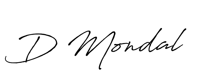 The best way (Antro_Vectra_Bolder) to make a short signature is to pick only two or three words in your name. The name D Mondal include a total of six letters. For converting this name. D Mondal signature style 7 images and pictures png