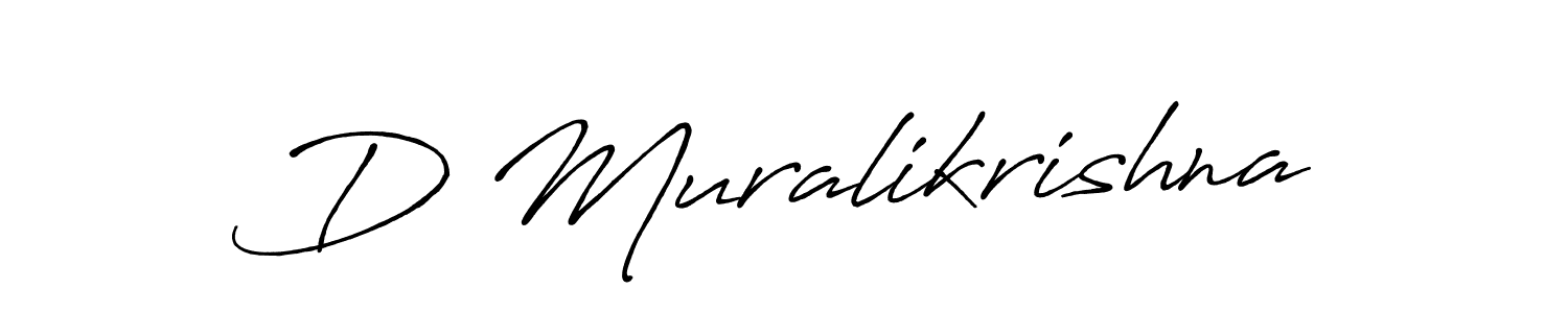 It looks lik you need a new signature style for name D Muralikrishna. Design unique handwritten (Antro_Vectra_Bolder) signature with our free signature maker in just a few clicks. D Muralikrishna signature style 7 images and pictures png