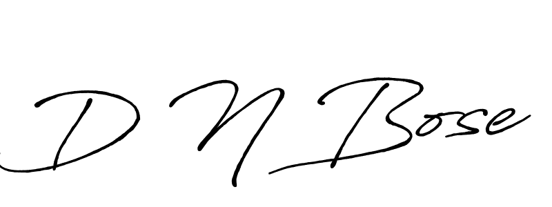 Also You can easily find your signature by using the search form. We will create D N Bose name handwritten signature images for you free of cost using Antro_Vectra_Bolder sign style. D N Bose signature style 7 images and pictures png