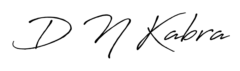 Also You can easily find your signature by using the search form. We will create D N Kabra name handwritten signature images for you free of cost using Antro_Vectra_Bolder sign style. D N Kabra signature style 7 images and pictures png