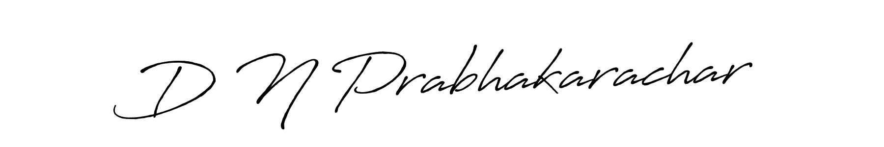 Also we have D N Prabhakarachar name is the best signature style. Create professional handwritten signature collection using Antro_Vectra_Bolder autograph style. D N Prabhakarachar signature style 7 images and pictures png