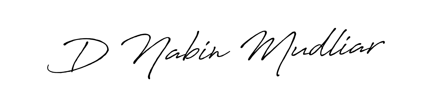 Antro_Vectra_Bolder is a professional signature style that is perfect for those who want to add a touch of class to their signature. It is also a great choice for those who want to make their signature more unique. Get D Nabin Mudliar name to fancy signature for free. D Nabin Mudliar signature style 7 images and pictures png