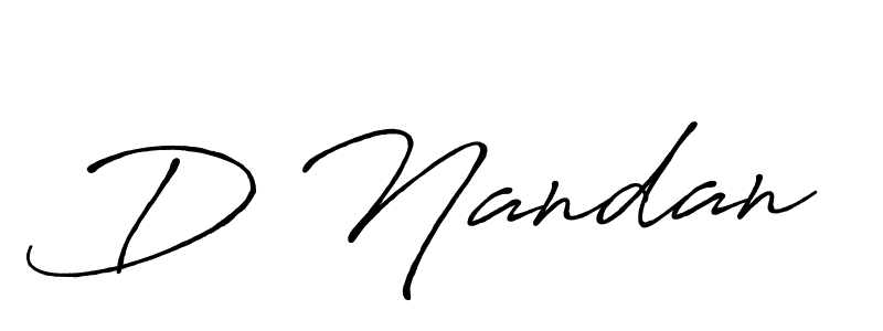 if you are searching for the best signature style for your name D Nandan. so please give up your signature search. here we have designed multiple signature styles  using Antro_Vectra_Bolder. D Nandan signature style 7 images and pictures png