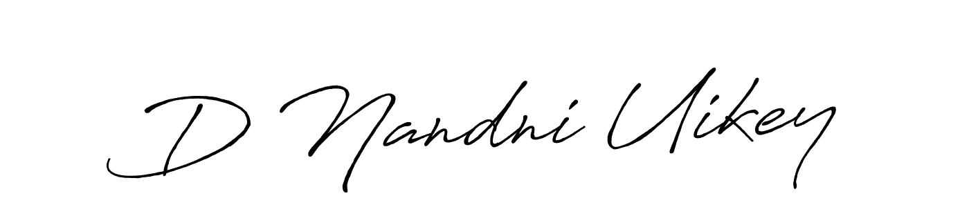 How to make D Nandni Uikey signature? Antro_Vectra_Bolder is a professional autograph style. Create handwritten signature for D Nandni Uikey name. D Nandni Uikey signature style 7 images and pictures png