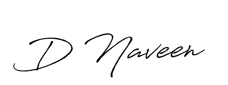 The best way (Antro_Vectra_Bolder) to make a short signature is to pick only two or three words in your name. The name D Naveen include a total of six letters. For converting this name. D Naveen signature style 7 images and pictures png