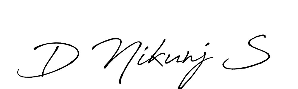 if you are searching for the best signature style for your name D Nikunj S. so please give up your signature search. here we have designed multiple signature styles  using Antro_Vectra_Bolder. D Nikunj S signature style 7 images and pictures png