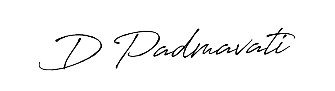 Design your own signature with our free online signature maker. With this signature software, you can create a handwritten (Antro_Vectra_Bolder) signature for name D Padmavati. D Padmavati signature style 7 images and pictures png