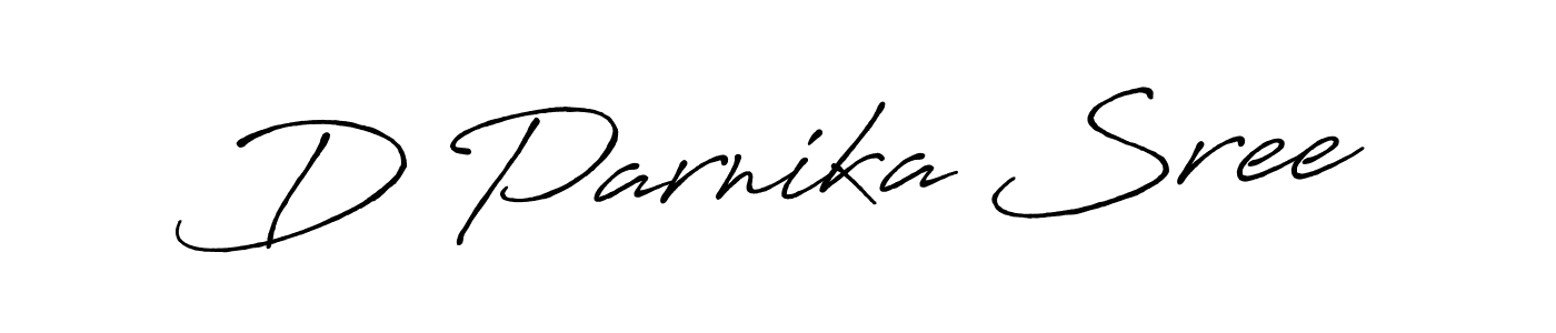 Make a short D Parnika Sree signature style. Manage your documents anywhere anytime using Antro_Vectra_Bolder. Create and add eSignatures, submit forms, share and send files easily. D Parnika Sree signature style 7 images and pictures png
