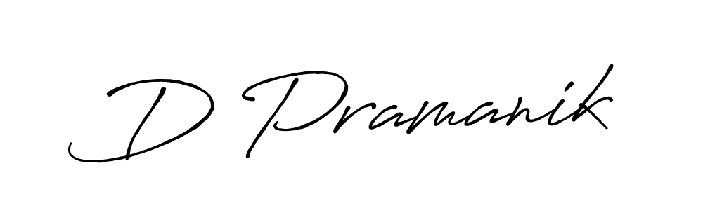 Make a beautiful signature design for name D Pramanik. With this signature (Antro_Vectra_Bolder) style, you can create a handwritten signature for free. D Pramanik signature style 7 images and pictures png