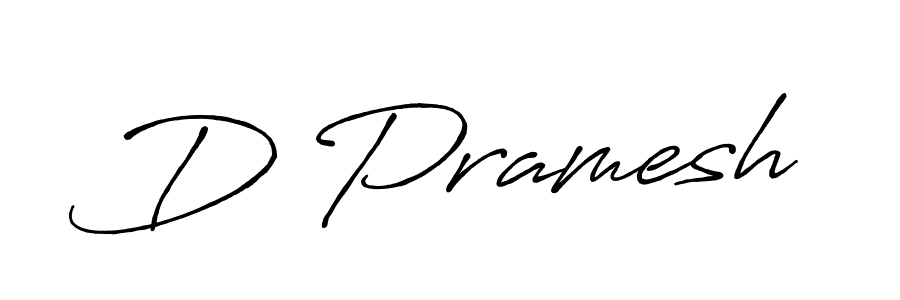 Make a beautiful signature design for name D Pramesh. With this signature (Antro_Vectra_Bolder) style, you can create a handwritten signature for free. D Pramesh signature style 7 images and pictures png