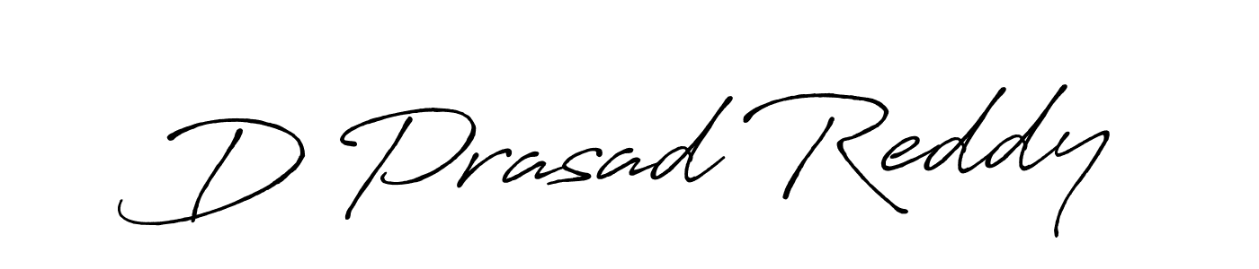 The best way (Antro_Vectra_Bolder) to make a short signature is to pick only two or three words in your name. The name D Prasad Reddy include a total of six letters. For converting this name. D Prasad Reddy signature style 7 images and pictures png