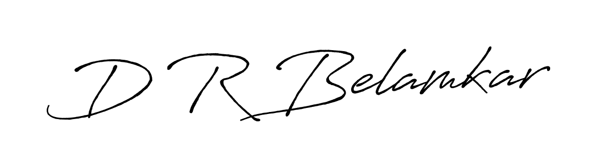 How to make D R Belamkar signature? Antro_Vectra_Bolder is a professional autograph style. Create handwritten signature for D R Belamkar name. D R Belamkar signature style 7 images and pictures png