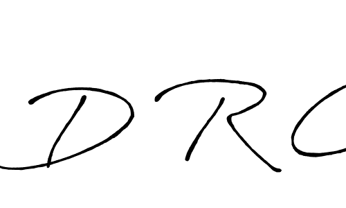 Best and Professional Signature Style for D R C. Antro_Vectra_Bolder Best Signature Style Collection. D R C signature style 7 images and pictures png