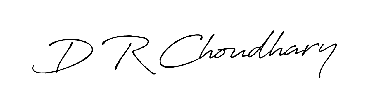 if you are searching for the best signature style for your name D R Choudhary. so please give up your signature search. here we have designed multiple signature styles  using Antro_Vectra_Bolder. D R Choudhary signature style 7 images and pictures png