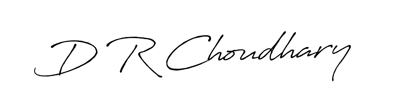 if you are searching for the best signature style for your name D R Choudhary. so please give up your signature search. here we have designed multiple signature styles  using Antro_Vectra_Bolder. D R Choudhary signature style 7 images and pictures png