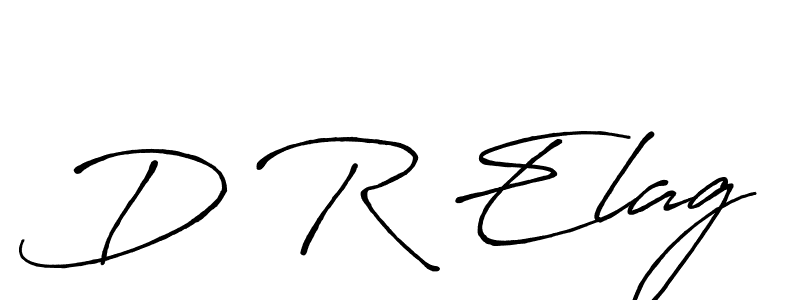 The best way (Antro_Vectra_Bolder) to make a short signature is to pick only two or three words in your name. The name D R Elag include a total of six letters. For converting this name. D R Elag signature style 7 images and pictures png