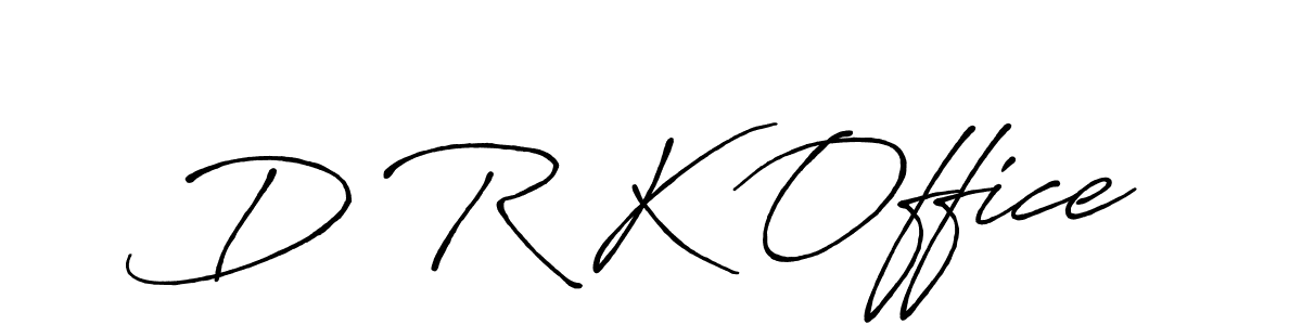 Also You can easily find your signature by using the search form. We will create D R K Office name handwritten signature images for you free of cost using Antro_Vectra_Bolder sign style. D R K Office signature style 7 images and pictures png