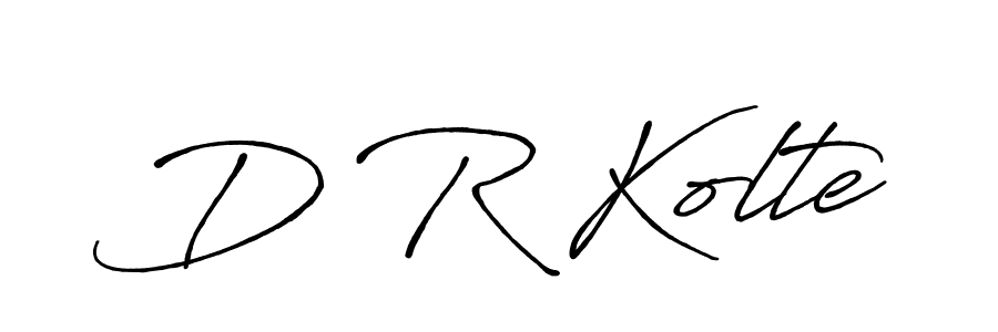 How to Draw D R Kolte signature style? Antro_Vectra_Bolder is a latest design signature styles for name D R Kolte. D R Kolte signature style 7 images and pictures png