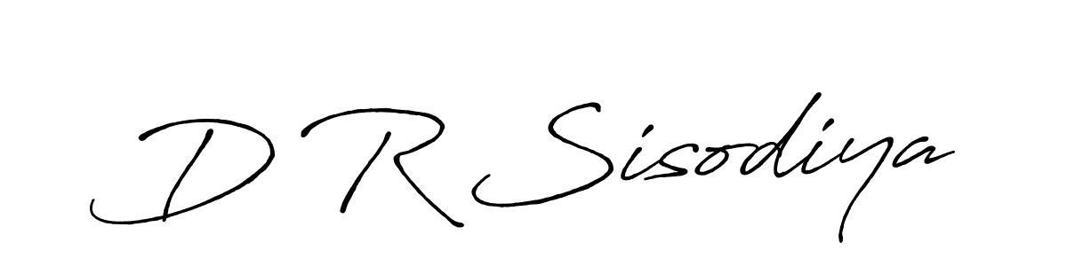 You should practise on your own different ways (Antro_Vectra_Bolder) to write your name (D R Sisodiya) in signature. don't let someone else do it for you. D R Sisodiya signature style 7 images and pictures png