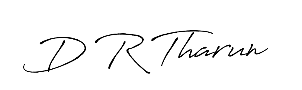 You should practise on your own different ways (Antro_Vectra_Bolder) to write your name (D R Tharun) in signature. don't let someone else do it for you. D R Tharun signature style 7 images and pictures png